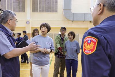 龔雅雯副秘書長與警察局團隊討論世壯運維安相關規劃